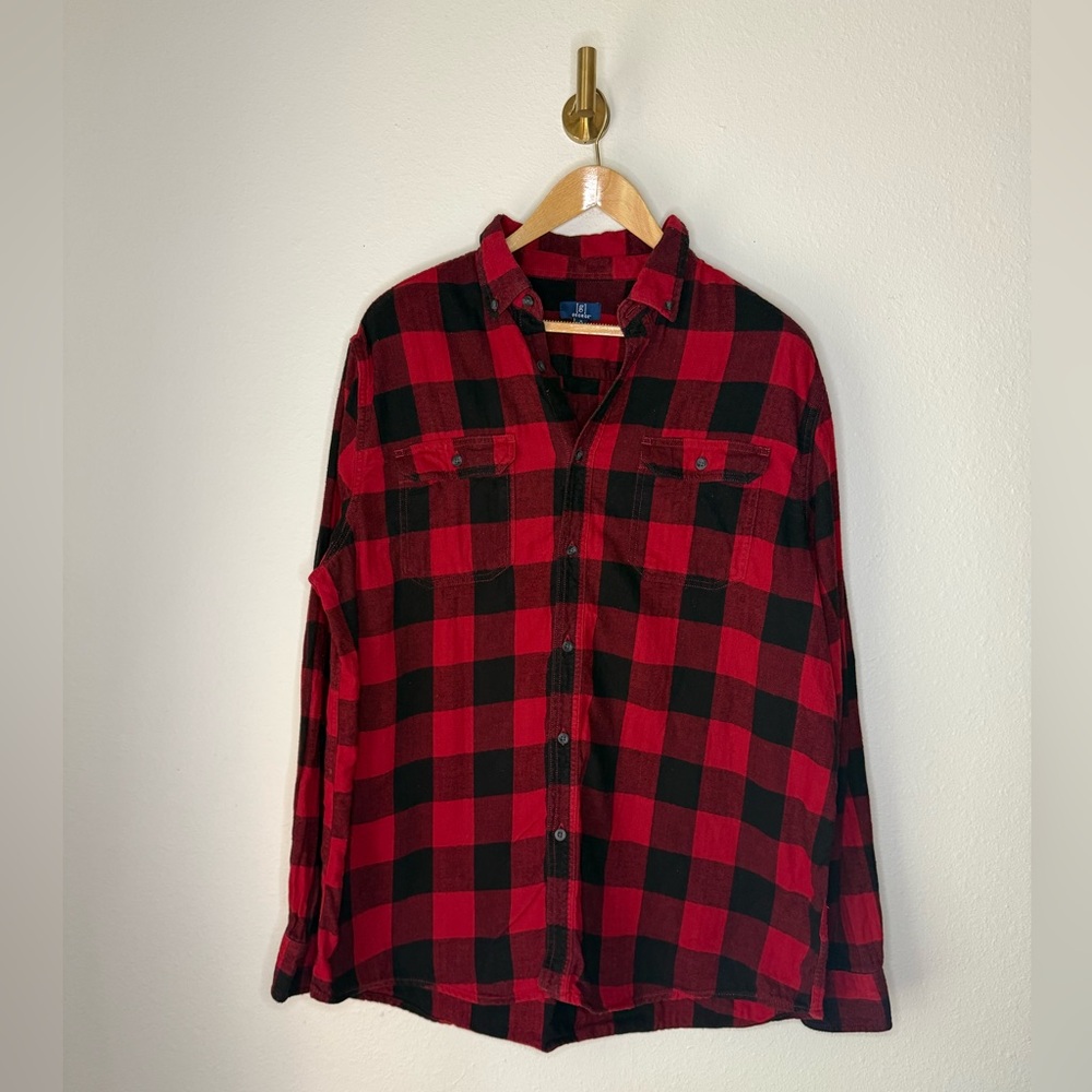Red Button Down Flannel size XL